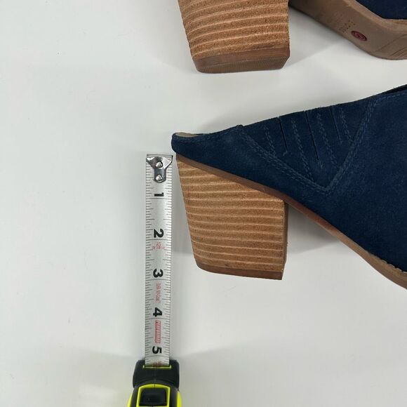 Women’s Blondo Norwich Navy Waterproof Suede Leather Clogs Mules Size 8.5 M EUC - Picture 5 of 8